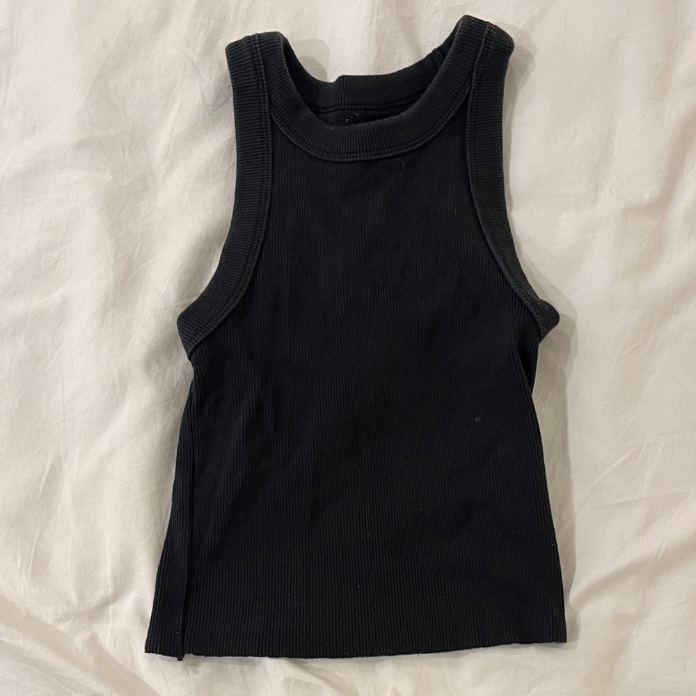 Aerie Classic Black Knit Top